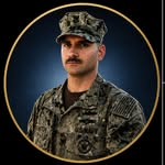 Michael Fanton, Owner and Head Coach of T2T Fitness, in Navy uniform